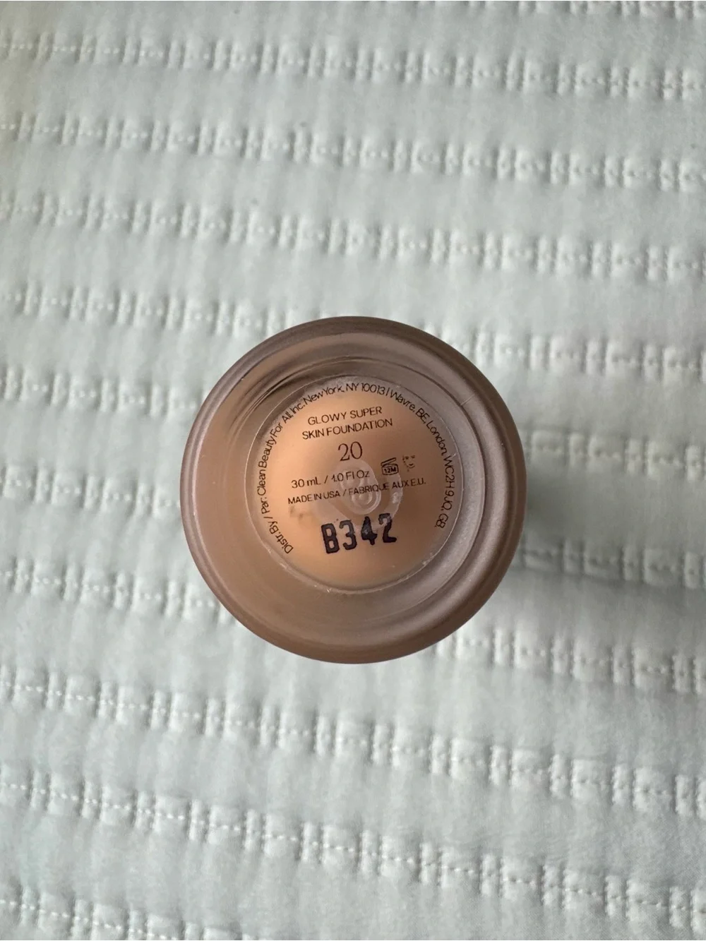 Saie Glowy Super Skin Tint Full Size Foundation in Shade 20 Medium/ Medium Tan